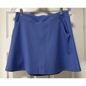 Acegolfs Womens Blue Performance Golf Skort Size M Moisture Wicking Stretch NEW